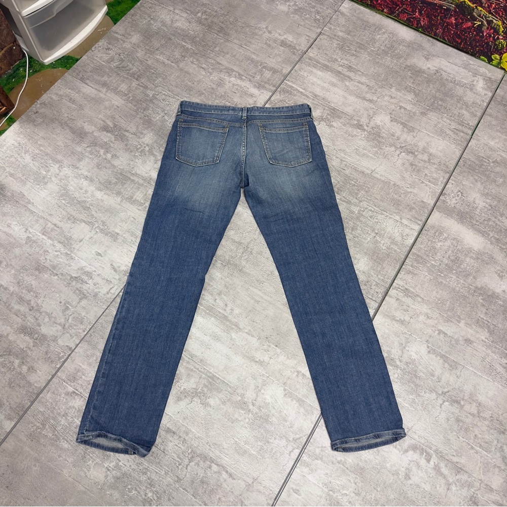 GAP Boyfriend Jeans Size 10 Distressed Medium Wash Denim Relaxed Fit Women - Picture 5 of 9